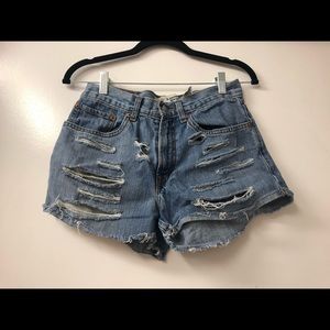 VINTAGE Levi Jean Shorts
